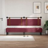  Držeće uzglavlje Zidne Vinska crvena 210 x 55 x 5 cm Antikni PU - boja crnog vina 200 cm bez LED | shoptok.hr