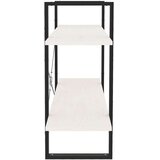  Knjižna omara 2-nadstropna bela 100x30x70 cm trdna borovina, (20705220) | Shoptok.si