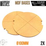 Green Stuff World MDF Round Base 100mm - Pack x2 LEGION (3mm) | Postolje za Minijature 100mm | Eponuda.com