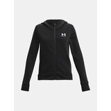 Under Armour Sweatshirt Rival Fleece LU FZ Hoodie-BLK - Girls Cijene