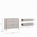 Modern Living Komoda Seravel, Kašmir, Barva Hrasta | Shoptok.si