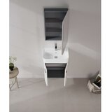 Hanah home Kupatilski ormarić sa umivaonikom i ogledalom (2 komada) Orbit 55 607 | Eponuda.com