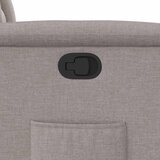  Naslonjač od tkanine smeđesivi | shoptok.hr