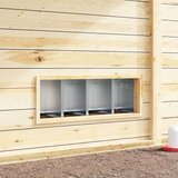vidaXL Kućica za gnijezdo za kokoši s 4 odjeljka, za montažu na zid, pocinčani čelik | shoptok.hr