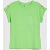 Marisse Green T-Shirt With Pocket | shoptok.hr