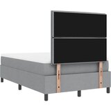  s opruga kutije Svjetlosiva 120 x 200 cm tkanina | shoptok.hr