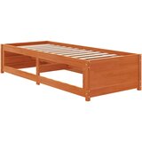  Dnevni krevet bez madraca voštano smeđi 90 x 190 cm od borovine | shoptok.hr