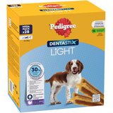 Pedigree Dentastix Light: Dental Chews za srednje pse (10 - 25 kg) - Multi pakiranje (56 komada) | shoptok.hr