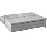 Novel ZOFA BOXSPRING, svetlo siva tekstil | Shoptok.si