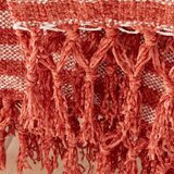 Catherine Lansfield Rdeča/oranžna žametna odeja 130x170 cm Stripe Chenille – | Shoptok.si