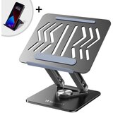 Wozinsky STOJALO ZA PRENOSNIK 360 ALUMINIJ ZA TELEFON FREE ČRN, (22069292) | Shoptok.si