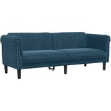  3-dijelni set sofa plavi baršunasti | shoptok.hr