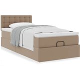 VidaXL Okvir kreveta s madracem cappuccina 90x200cm umjetna koža VidaXL Okvir kreveta s madracem cappuccina 90x200cm umjetna koža Slike