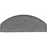  Prostirke za stepenice 10 kom 65x24x4 cm tamno sive poluokrugle velike | shoptok.hr