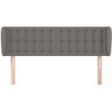  Vzglavje z ušesi temno sivo 147x23x78/88 cm blago, (20736604) | Shoptok.si