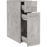 vidaXL Ormarić za lijekove siva boja betona 20x45,5x60 cm od iverice | shoptok.hr