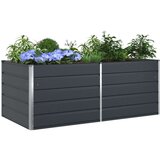  Sadilica Antracit 195 x 100 x 45 cm Cinkani čelik | shoptok.hr