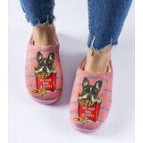 Gemre Dark Pink Soft Frenchfries Slippers | shoptok.hr