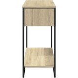  Konzolni stol boja hrasta 100 x 35 x 74 5 cm konstruirano drvo | shoptok.hr