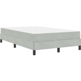 Box Postelja z vzmetnico z vzmetnico Svetlo siva 120 x 220 cm blago, (5000125834) | Shoptok.si