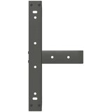  Noge za klubsko mizico v obliki črke T 2 kosa antracit 40x25x(30-31) cm jeklo, (22124019) | Shoptok.si