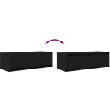 TV ormarić crni hrast 80x31x25 5 cm konstruirano drvo | shoptok.hr