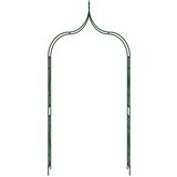  Vrtni obok temno zelen 120x38x258 cm železo, (20758622) | Shoptok.si