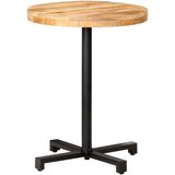 Bistro stolić okrugli Ø 60 x 75 cm od grubog drva manga | shoptok.hr
