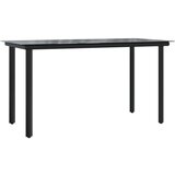  7-dijelni vrtni blagovaonski set od poliratana s jastucima sivi | shoptok.hr