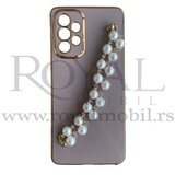  futrola biser chain za samsung S906 galaxy S22 plus ljubicasta Cene