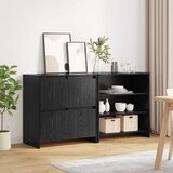  Kreveta 2 pcs Crni hrast 70 x 41 x 75 cm Konstruirano drvo | Eponuda.com