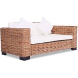 vidaXL Dvosjed Sofa od Prirodnog Ratana Cijene