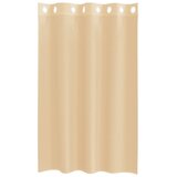 Voile zavjese s ušicama 2 kom boja pijeska Smeđa 140 x 175 cm | shoptok.hr