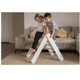 MeowBaby Bijeli trokut za berbu od borovine 60x60x60 cm Montessori - | shoptok.hr