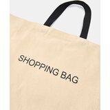 Sinsay Pamučna shopper torba s natpisom Slike