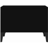  Stolić za kavu crni 60x50x36,5 cm od konstruiranog drva | shoptok.hr