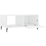  Stolić za kavu sjajni bijeli 90 x 50 x 40 cm konstruirano drvo | shoptok.hr