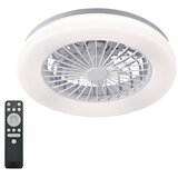  LED prigušiva plafonsko svetlo sa ventilatorom VENTELUX LED/24W/230V srebrno + daljinski upravljač | Eponuda.com