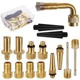 adapter kolesarskega ventila za zračno črpalko / set 15 delov, (21238787)
