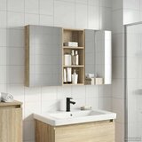  Komplet omaric za kopalnico s polico 3 pcs 110 x 10,5 x 60,5 cm, (5000246235) | Shoptok.si