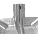  Glava lopate Srebrno 45 x 38 cm Aluminij | shoptok.hr