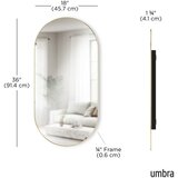 Umbra Stensko ogledalo 46x91 cm Hubba – | Shoptok.si