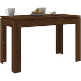  Blagovaonski stol boja smeđeg hrasta 120 x 60 x 76 cm drveni | shoptok.hr