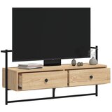 TV ormarić zidni boja hrasta 100,5x30x51 cm konstruirano drvo | shoptok.hr