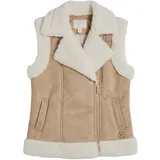 Jakne SUEDE VEST INNER SHERPA Kostanjeva