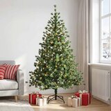  Umjetno božićno drvce s nogom 240 cm 300 LED lampica - 240 cm s LED svjetlima | shoptok.hr