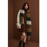 Marisse Striped scarf with fringes Cene