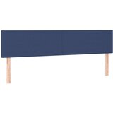  Krevet s oprugama i madracem plavi 200 x 200 cm od tkanine | shoptok.hr