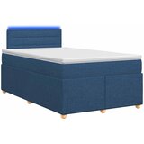  Boxspring krevet s madracem Plava 120 x 190 cm Tkanina | shoptok.hr