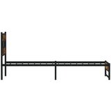 Metalni okvir kreveta bez madraca boja hrasta 107x203 cm | shoptok.hr